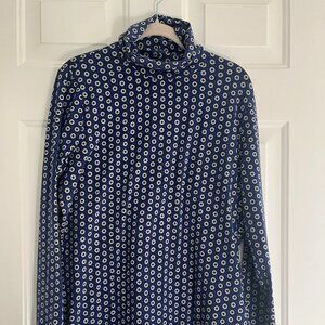Land's End XL Print Turtleneck